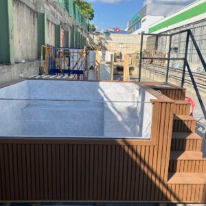 Piscina Elevada de patio de 3x2'2m (22PPCOM TA)