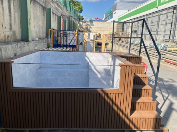 Piscina Elevada de patio de 3x2'2m (22PPCOM TA)