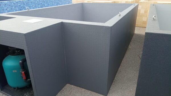Piscina Elevada SOLPOOL 4,4m x 2,4m x 1,12m (44SO/25 DH)