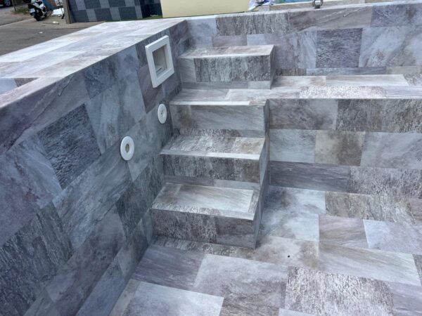 Piscina de patio MIAMI 4,90 x 2,40x1,12 m (39SL TA) Escalera Izquierda - Imagen 3