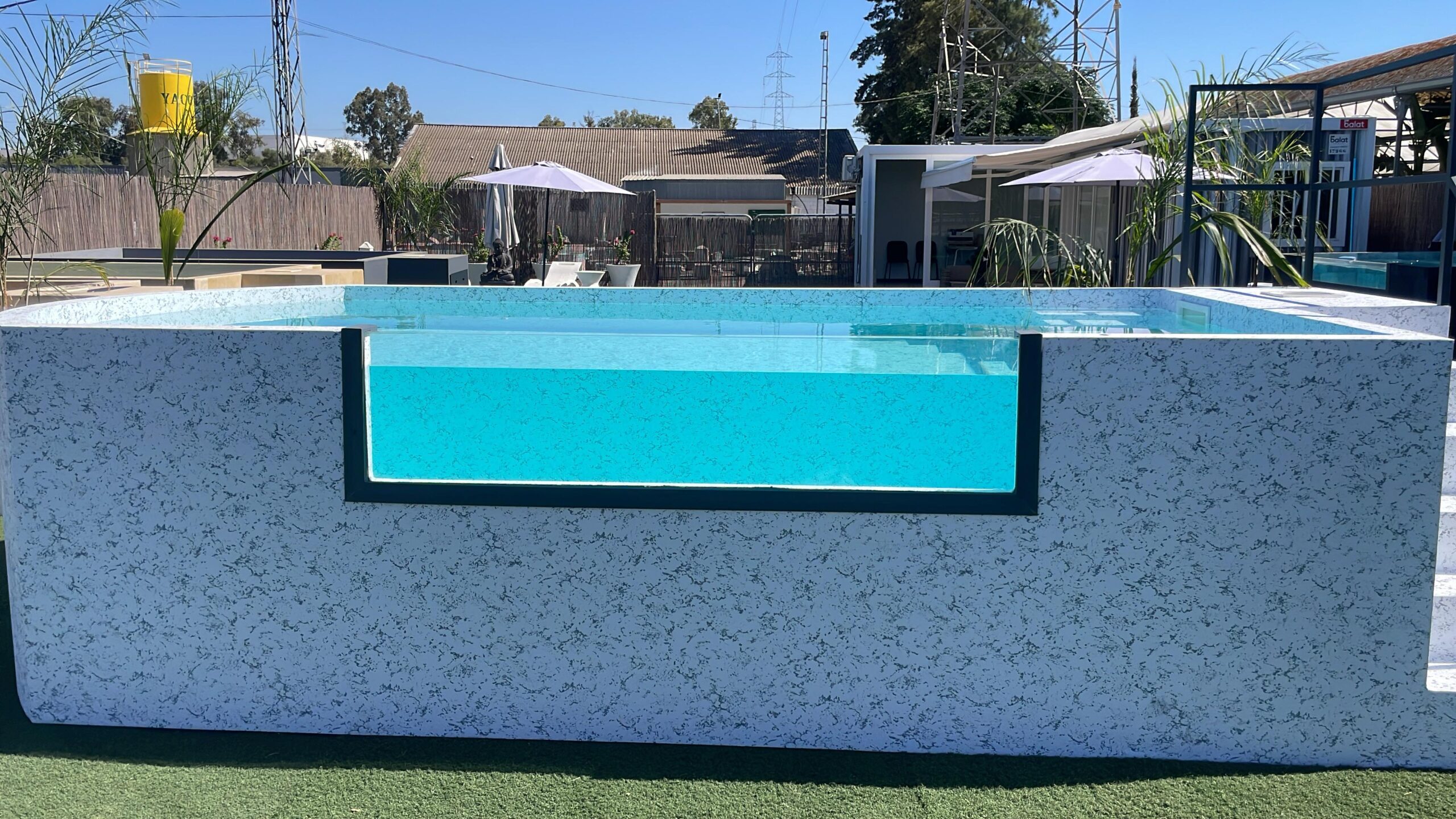 Piscina Elevada de patio CURVA de 5,40x2,5m (0001/PC DH) - Imagen 3